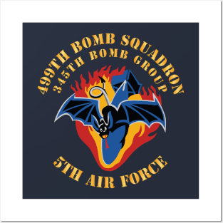 5th AF - 345th BG - 499th Bomb Squadron X 300 Posters and Art